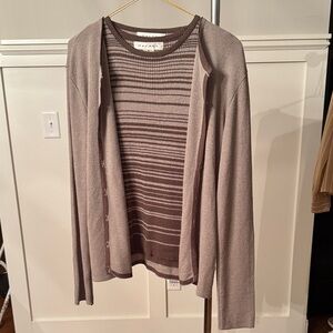 RAFAEL Women's Cardigan in Taupe